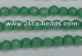 CCN1881 15 inches 6mm faceted round candy jade beads wholesale