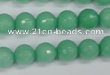 CCN1883 15 inches 10mm faceted round candy jade beads wholesale