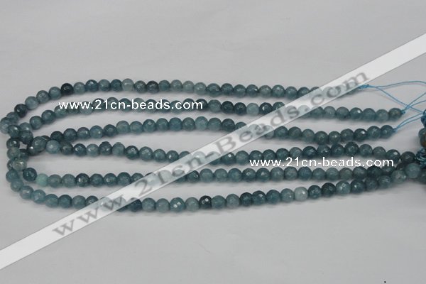 CCN1910 15 inches 4mm faceted round candy jade beads wholesale