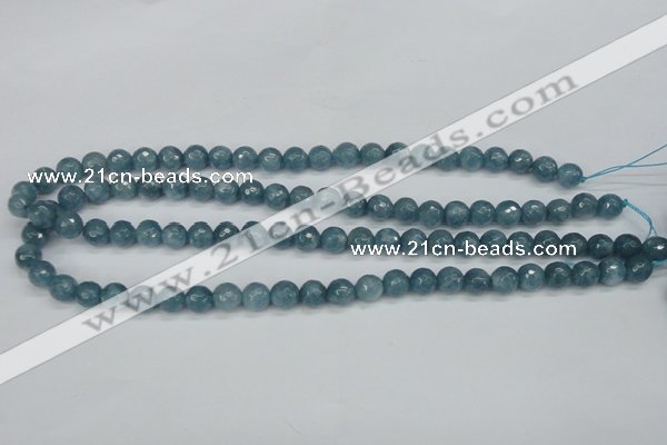 CCN1912 15 inches 8mm faceted round candy jade beads wholesale