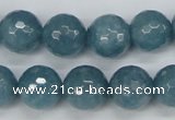 CCN1915 15 inches 14mm faceted round candy jade beads wholesale