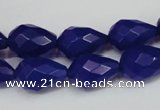 CCN192 15.5 inches 10*14mm faceted teardrop candy jade beads