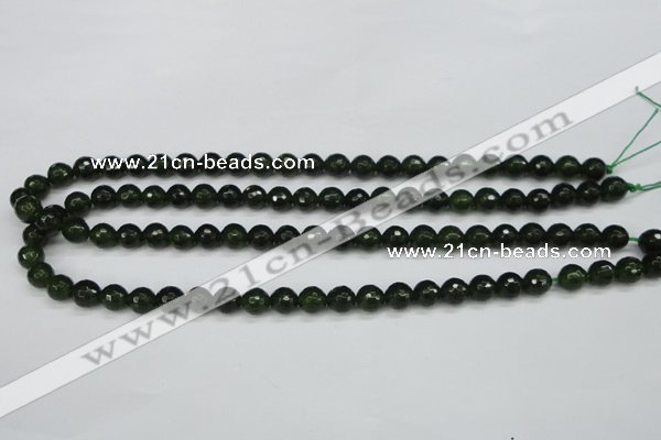 CCN1922 15 inches 8mm faceted round candy jade beads wholesale