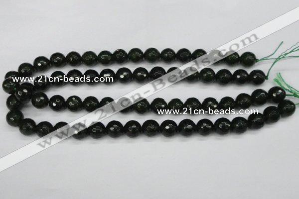 CCN1924 15 inches 12mm faceted round candy jade beads wholesale