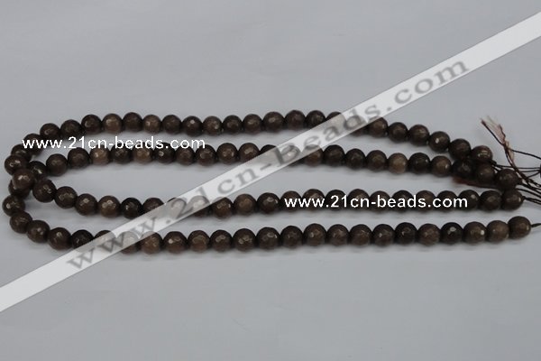 CCN1932 15 inches 8mm faceted round candy jade beads wholesale