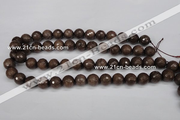 CCN1935 15 inches 14mm faceted round candy jade beads wholesale