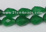 CCN194 15.5 inches 10*14mm faceted teardrop candy jade beads