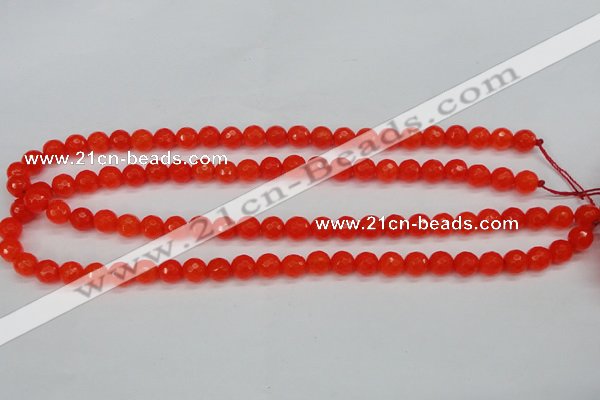 CCN1950 15 inches 4mm faceted round candy jade beads wholesale