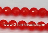 CCN1953 15 inches 10mm faceted round candy jade beads wholesale