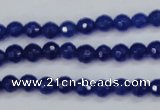 CCN1960 15 inches 4mm faceted round candy jade beads wholesale