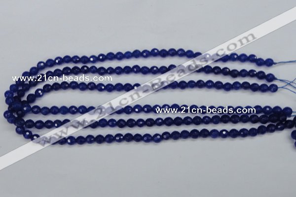 CCN1960 15 inches 4mm faceted round candy jade beads wholesale