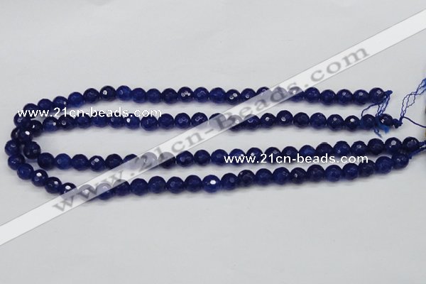 CCN1962 15 inches 8mm faceted round candy jade beads wholesale