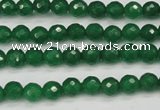 CCN1971 15 inches 6mm faceted round candy jade beads wholesale