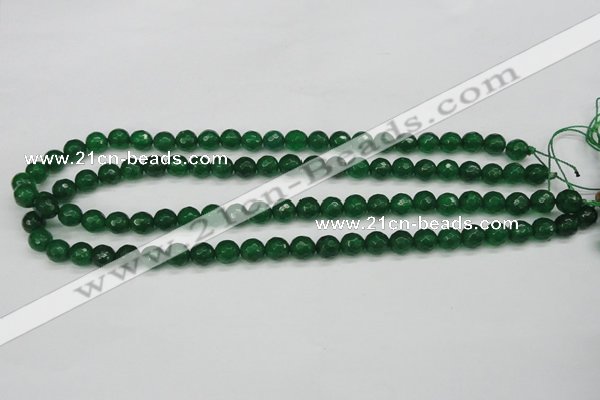 CCN1973 15 inches 10mm faceted round candy jade beads wholesale