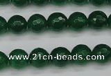 CCN1975 15 inches 14mm faceted round candy jade beads wholesale