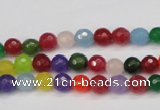 CCN1980 15 inches 4mm faceted round candy jade beads wholesale