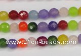 CCN1982 15 inches 8mm faceted round candy jade beads wholesale