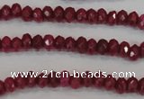 CCN1988 15 inches 3*5mm faceted rondelle candy jade beads wholesale