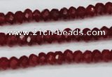 CCN1989 15 inches 4*6mm faceted rondelle candy jade beads wholesale