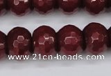 CCN1994 15 inches 12*16mm faceted rondelle candy jade beads wholesale