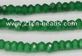 CCN1996 15 inches 4*6mm faceted rondelle candy jade beads wholesale