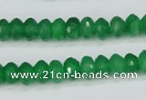 CCN1997 15 inches 5*8mm faceted rondelle candy jade beads wholesale