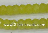 CCN2006 15 inches 8*12mm faceted rondelle candy jade beads wholesale