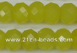 CCN2008 15 inches 12*16mm faceted rondelle candy jade beads wholesale