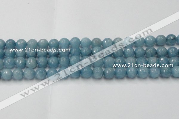 CCN2020 15 inches 14mm faceted round candy jade beads wholesale