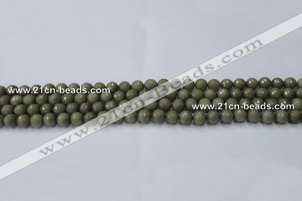 CCN2022 15 inches 4mm faceted round candy jade beads wholesale