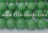 CCN2032 15 inches 10mm faceted round candy jade beads wholesale