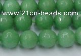 CCN2033 15 inches 12mm faceted round candy jade beads wholesale