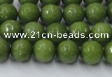 CCN2038 15 inches 8mm faceted round candy jade beads wholesale