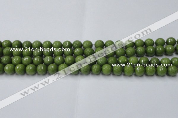 CCN2039 15 inches 10mm faceted round candy jade beads wholesale