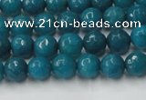 CCN2043 15 inches 4mm faceted round candy jade beads wholesale