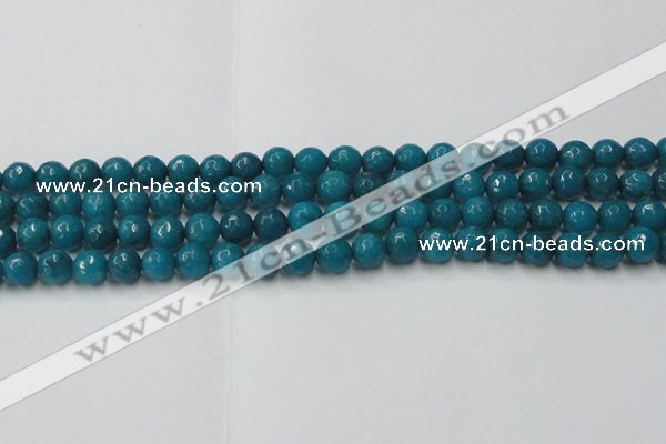 CCN2045 15 inches 8mm faceted round candy jade beads wholesale