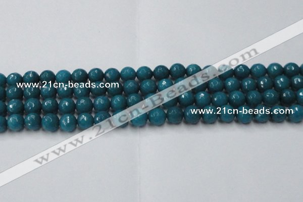 CCN2046 15 inches 10mm faceted round candy jade beads wholesale