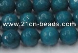 CCN2047 15 inches 12mm faceted round candy jade beads wholesale