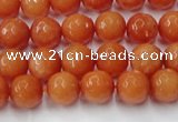 CCN2051 15 inches 6mm faceted round candy jade beads wholesale