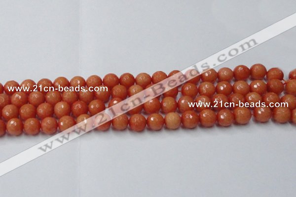 CCN2053 15 inches 10mm faceted round candy jade beads wholesale