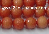 CCN2054 15 inches 12mm faceted round candy jade beads wholesale