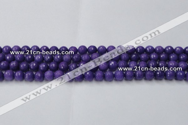 CCN2060 15 inches 10mm faceted round candy jade beads wholesale