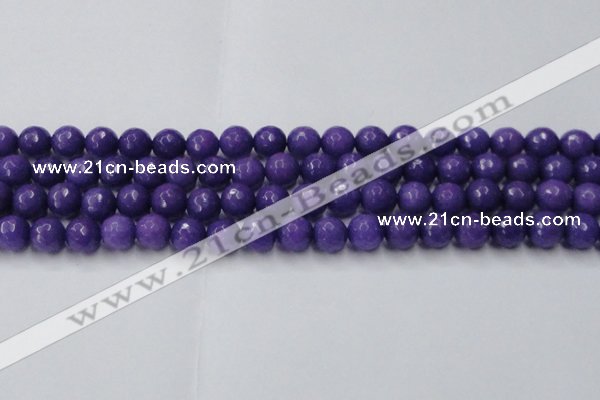 CCN2061 15 inches 12mm faceted round candy jade beads wholesale