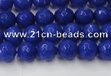 CCN2065 15 inches 6mm faceted round candy jade beads wholesale