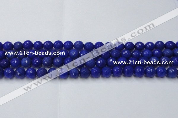 CCN2068 15 inches 12mm faceted round candy jade beads wholesale