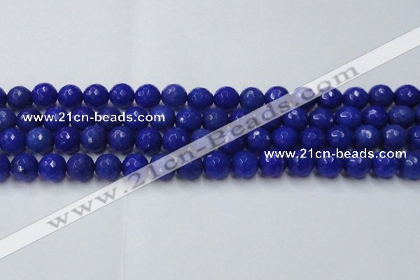 CCN2069 15 inches 14mm faceted round candy jade beads wholesale