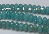 CCN2101 15.5 inches 5*8mm faceted rondelle candy jade beads