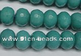 CCN2103 15.5 inches 8*12mm faceted rondelle candy jade beads