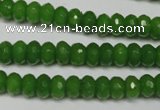 CCN2107 15.5 inches 5*8mm faceted rondelle candy jade beads