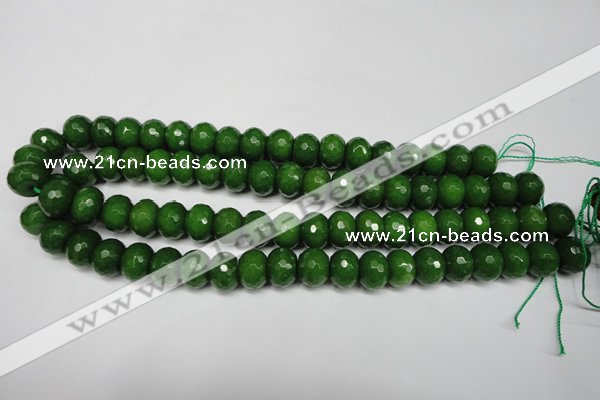 CCN2108 15.5 inches 6*10mm faceted rondelle candy jade beads